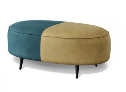 Design Ottoman Oval Chesterfield Pouf Furniture Footstool Upholstered Stool Seat Stool